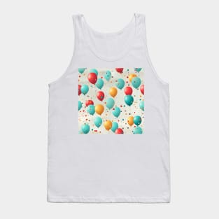 Happy Birthday Party Celebration Pattern 7 Tank Top